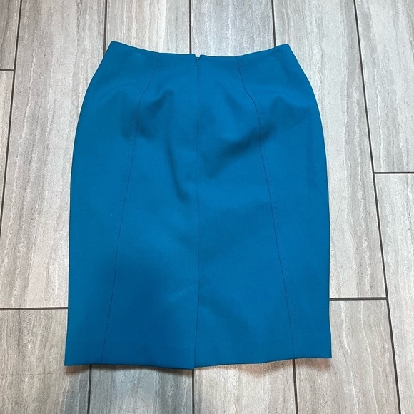 Halogen Teal Womens Pencil Skirt Size 0P - Picture 5 of 6
